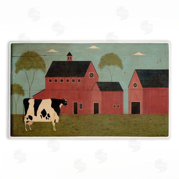 stupell industries Warren Kimble | Nellies Barn Cow Plush Bath Mat