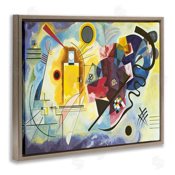 Stupell Industries Wassily Kandinsky | Classic Kandinsky Abstraction Yellow Red Blue