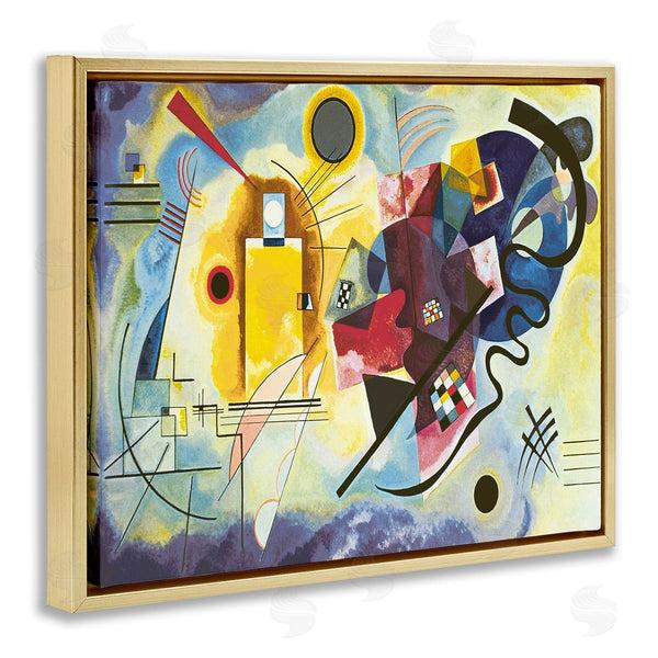 Stupell Industries Wassily Kandinsky | Classic Kandinsky Abstraction Yellow Red Blue