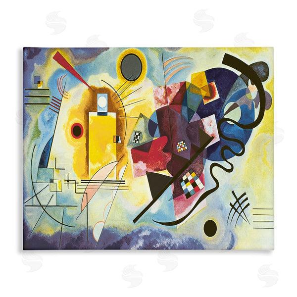 stupell industries Wassily Kandinsky | Classic Kandinsky Abstraction Yellow Red Blue