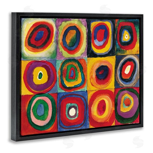 Stupell Industries Wassily Kandinsky | Modern Circle Shapes Aligned Abstract Swirl Pattern Wall Art