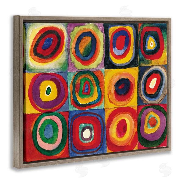 Stupell Industries Wassily Kandinsky | Modern Circle Shapes Aligned Abstract Swirl Pattern Wall Art