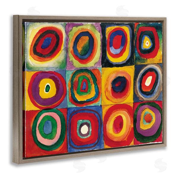 Stupell Industries Wassily Kandinsky | Squares With Concentric Circ