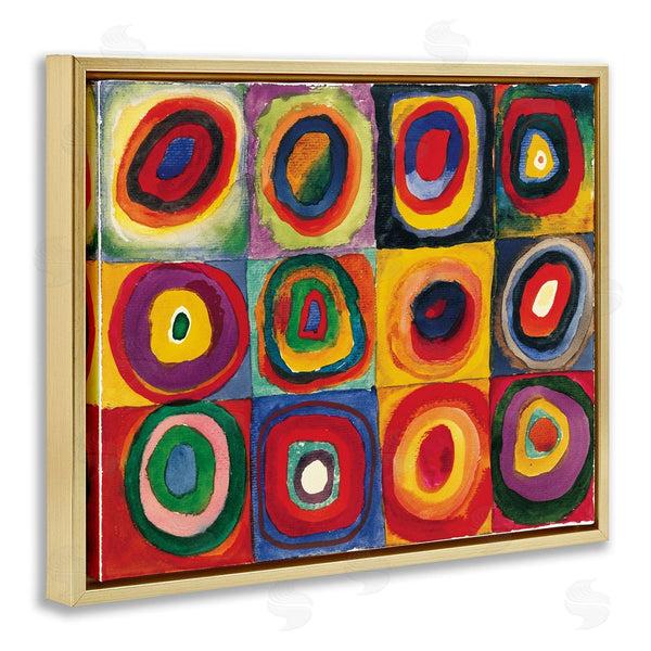 Stupell Industries Wassily Kandinsky | Squares With Concentric Circ
