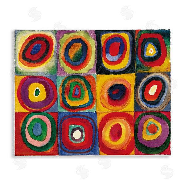 stupell industries Wassily Kandinsky | Squares with Concentric Circ