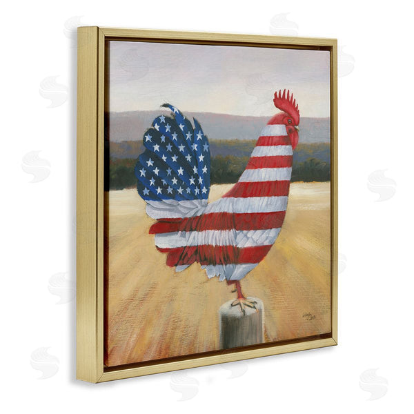 Stupell Industries Wellington Studio | American Flag Rooster