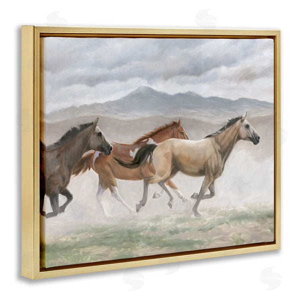Stupell Industries Wellington Studio | Galloping Horses Landscape Wall Art