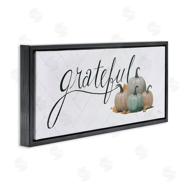 Stupell Industries Wellington Studio | Grateful With Pumpkins Wall Art