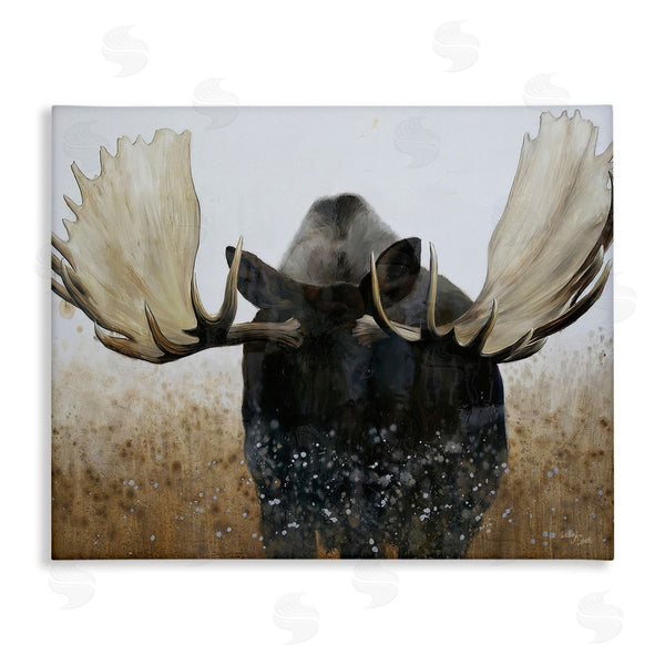 stupell industries Wellington Studio | Moose Portrait Modern Splash Wall Art