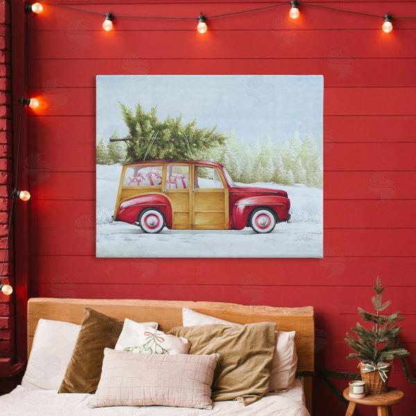 Stupell Industries White Ladder | Holiday Fun Filled Car