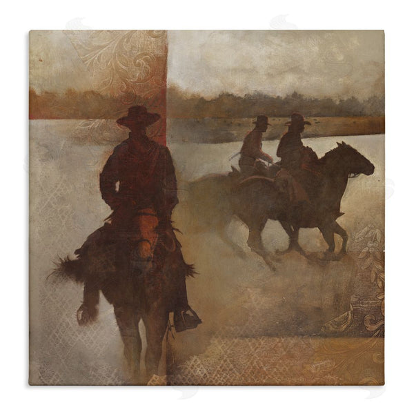 stupell industries White Ladder | Rustic Equestrian Collage Wall Art