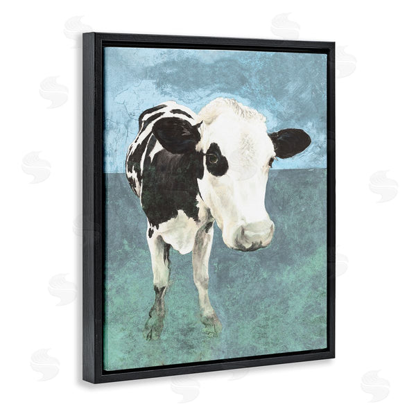 Stupell Industries White Ladder | Simple Farmhouse Cow