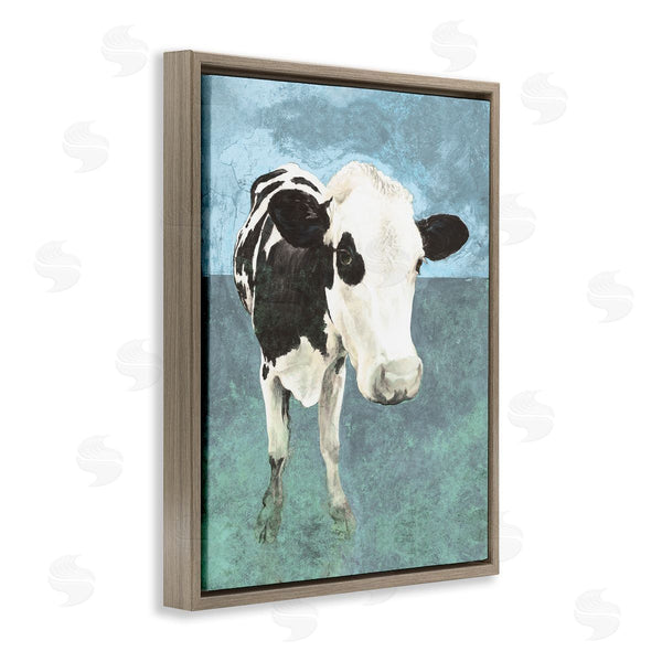 Stupell Industries White Ladder | Simple Farmhouse Cow