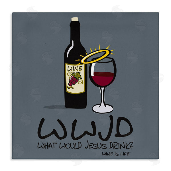 stupell industries WIL | What Would Jesus Drink Wall Art