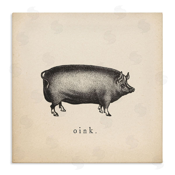 stupell industries Wild Apple Portfolio | Oink Farm Pig Sounds Wall Art