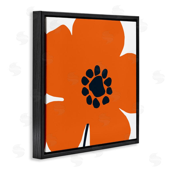 Stupell Industries Wild Apple Portfolio | Pop Art Orange Floral