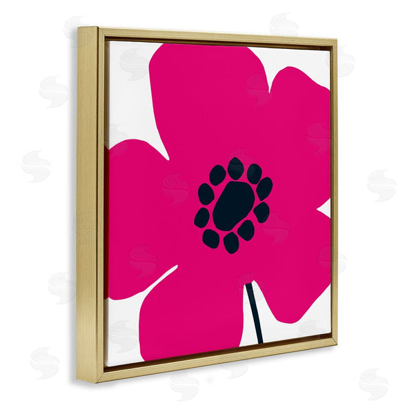 Stupell Industries Wild Apple Portfolio | Pop Art Pink Floral