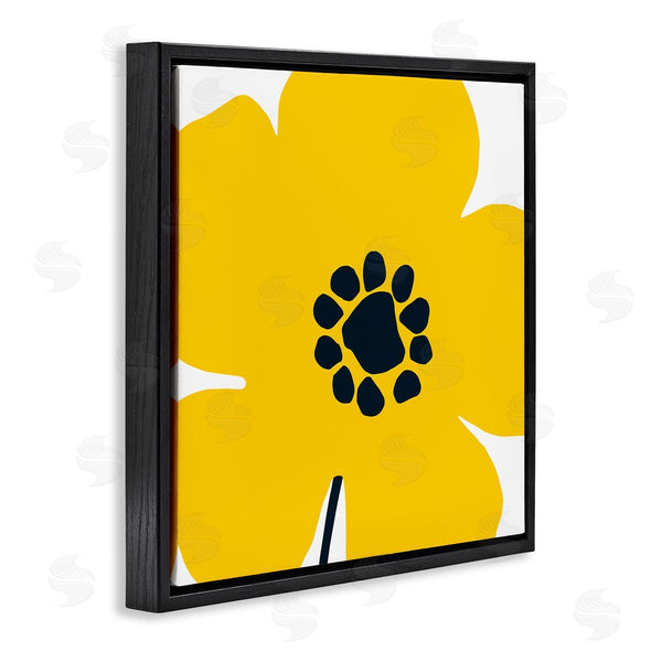 Stupell Industries Wild Apple Portfolio | Pop Art Yellow Floral