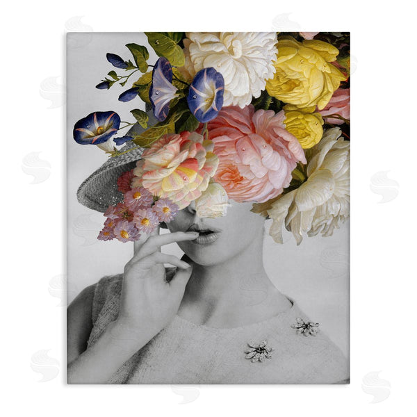 stupell industries Wild Apple Portfolio | Vintage Female Floral Portrait