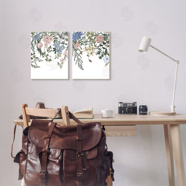 Stupell Industries Wild Apple Portfolio | Vintage Flower Vines Hanging Floral Wall Art