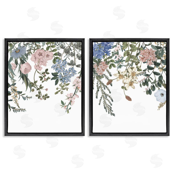 Stupell Industries Wild Apple Portfolio | Vintage Flower Vines Hanging Floral Wall Art