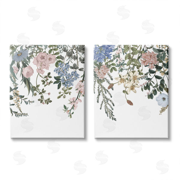 stupell industries Wild Apple Portfolio | Vintage Flower Vines Hanging Floral Wall Art