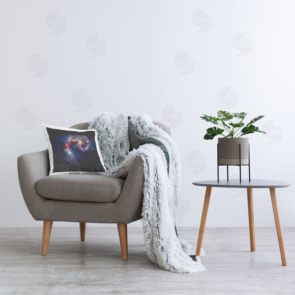 stupell industries Wild Apple Portfolio | Vivid Nebula Galaxy Printed Throw Pillow