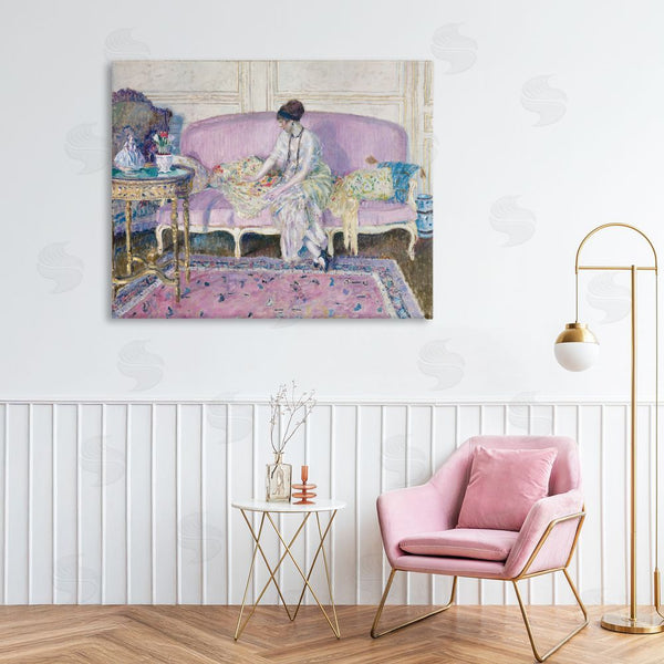 Stupell Industries Wild Apple Portfolio | Woman Seated On Sofa Wall Art