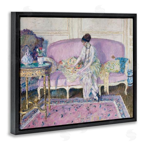 Stupell Industries Wild Apple Portfolio | Woman Seated On Sofa Wall Art