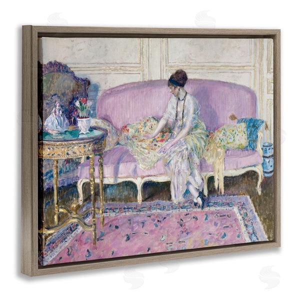 Stupell Industries Wild Apple Portfolio | Woman Seated On Sofa Wall Art