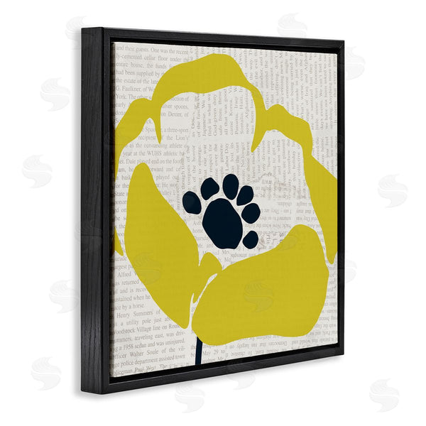 Stupell Industries Wild Apple Portfolio | Yellow Flower Pop Art