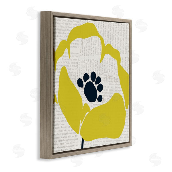 Stupell Industries Wild Apple Portfolio | Yellow Flower Pop Art