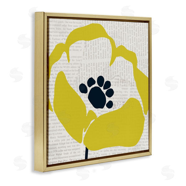 Stupell Industries Wild Apple Portfolio | Yellow Flower Pop Art