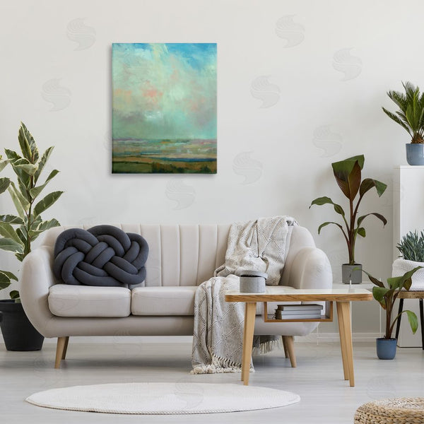 Stupell Industries William McCarthy | Blue Abstract Scenery Wall Art
