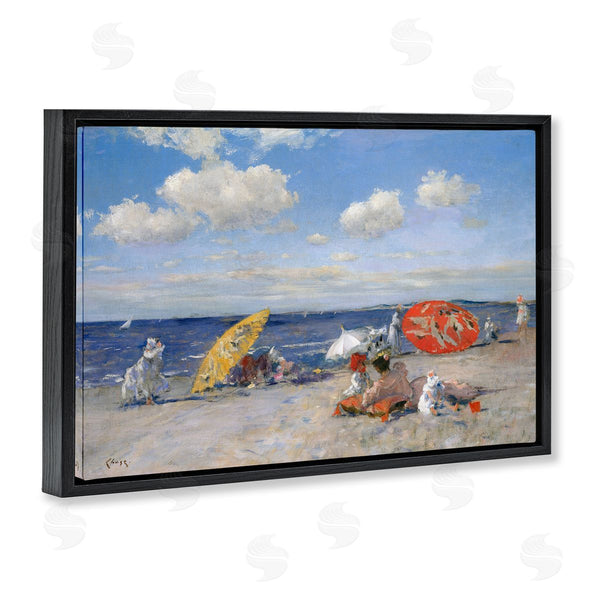 Stupell Industries William Merit Chase | Classic Beachgoers Scene Wall Art