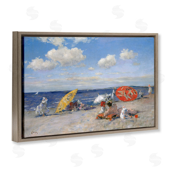 Stupell Industries William Merit Chase | Classic Beachgoers Scene Wall Art