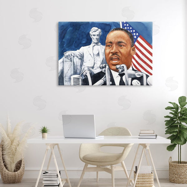 Stupell Industries Wind River Studios | 1960s American Speech Portrait Wall Art