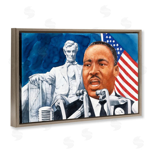 Stupell Industries Wind River Studios | 1960s American Speech Portrait Wall Art
