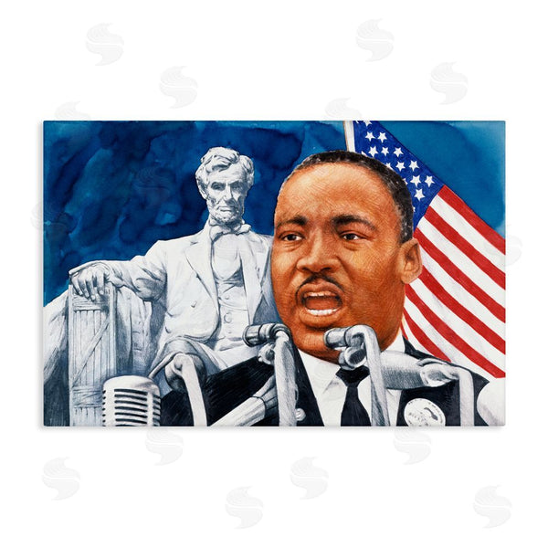 Stupell Industries Wind River Studios | 1960s American Speech Portrait Wall Art