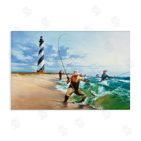 stupell industries Wind River Studios | Cape Hatteras Fishermen Wall Art