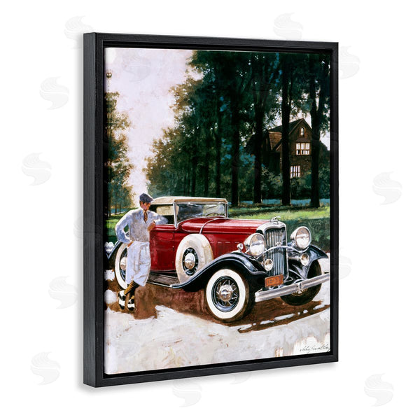 Stupell Industries Wind River Studios | Retro Convertible Coupe & Driver Wall Art