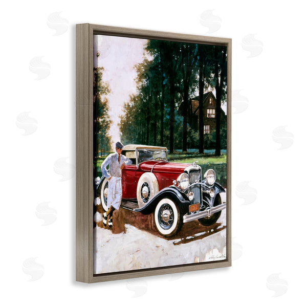 Stupell Industries Wind River Studios | Retro Convertible Coupe & Driver Wall Art