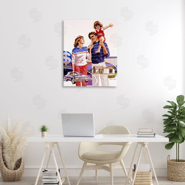 Stupell Industries Wind River Studios | Retro Family Nostalgia Portrait Wall Art