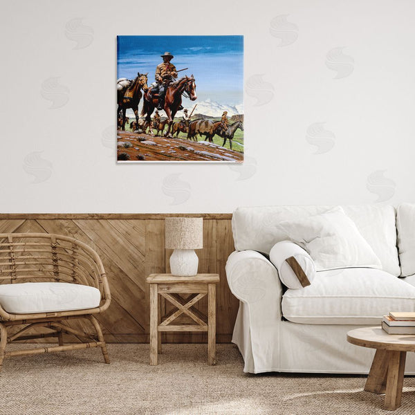 Stupell Industries Wind River Studios | Santa Fe Trail Cowboys Wall Art