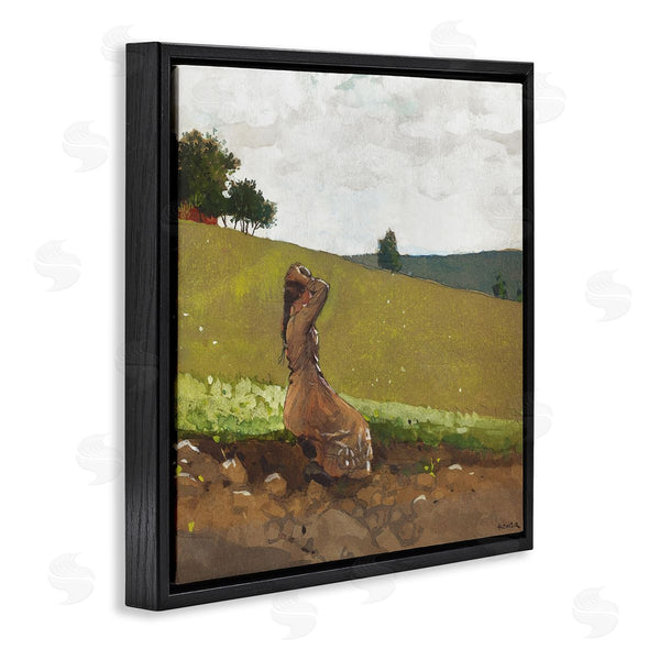 Stupell Industries Winslow Homer | Girl In Field Landscape