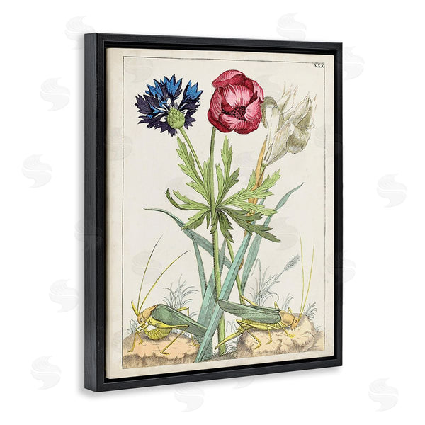 Stupell Industries World Art Group | Blooming Bulbs & Grasshoppers Wall Art