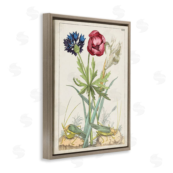Stupell Industries World Art Group | Blooming Bulbs & Grasshoppers Wall Art