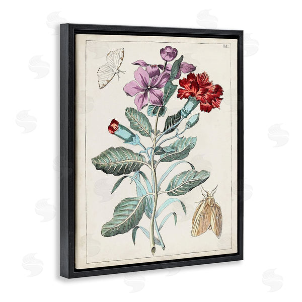 Stupell Industries World Art Group | Vintage Moths With Flowers Wall Art
