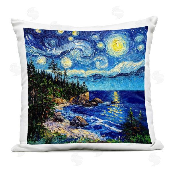 Stupell Industries Wumples | Acadia National Park Post Impressionist Printed Throw Pillow