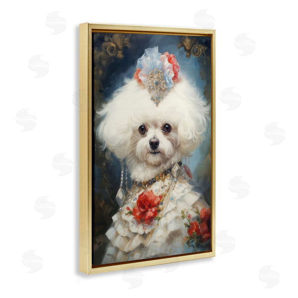 Stupell Industries Wumples | Bichon Frise Victorian Era